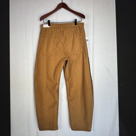Gap Barrel High Rise Slouchy Relaxed Jeans in Riverbed Brown Size 31/12 R - Picture 8 of 14